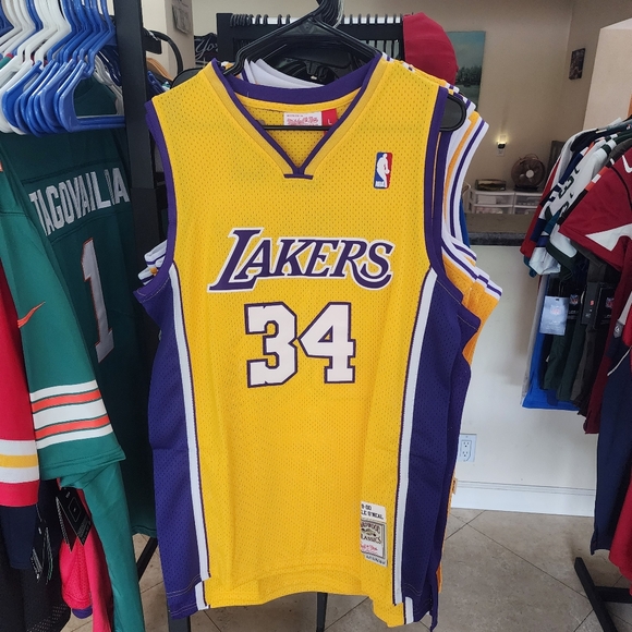 SHAQ O'NEIL LA LAKERS #34 SWINGMAN JERSEY - Picture 3 of 7